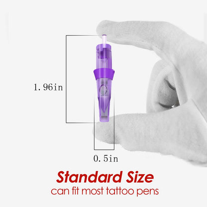 20PCS Original Mixed Cartuchos Para Tatuar 3RL 5RL 7RL 7RM 9RM Disposable Permanent Brow Makeup Tattoo Cartridges Needle 0.3MM