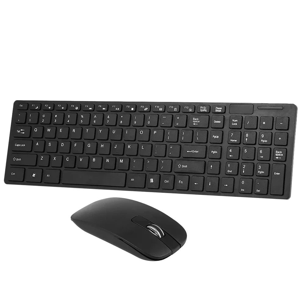Spanish/Hebrew/Russian/Korean New 2.4G Wireless Keyboard and Mouse set For Laptop iPad PC Desktop For Android IOS Windows