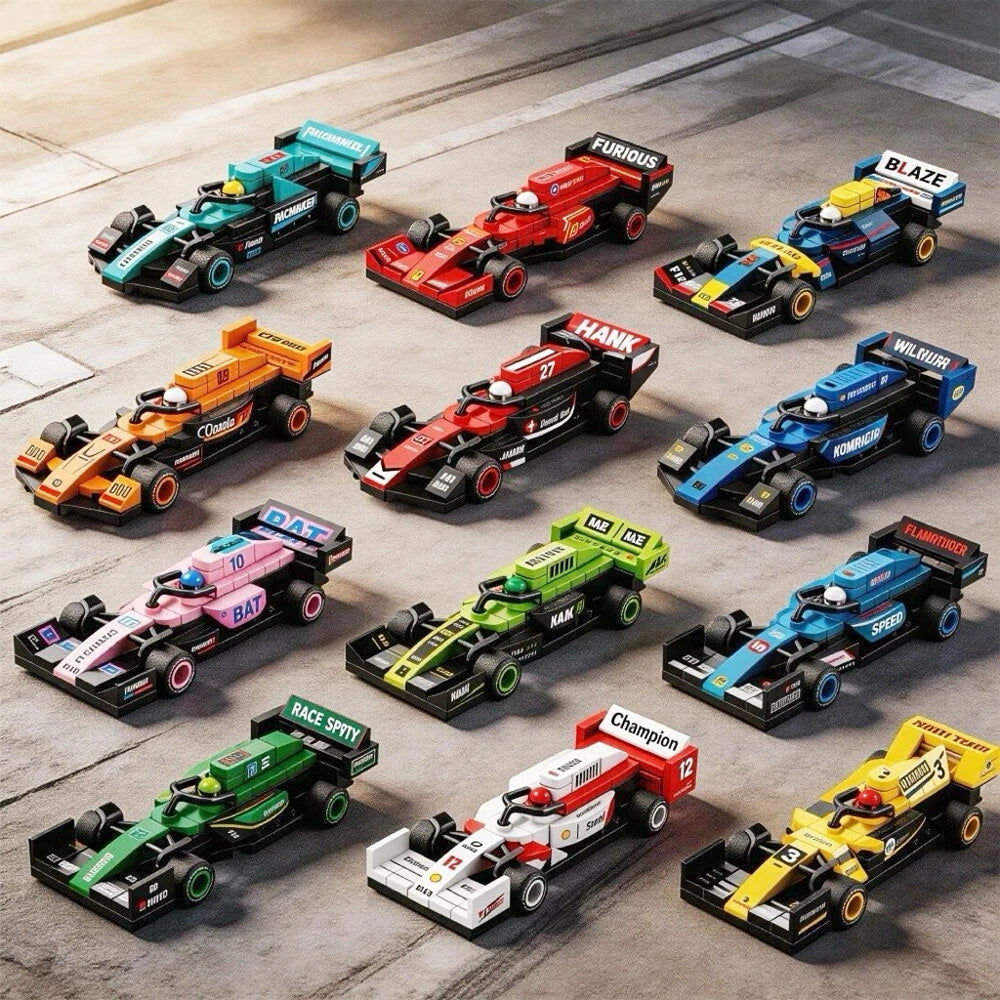 MOC Racerbil Byggklossar – LEGO-kompatibel ABS Rally Supersportbil 12 Modeller CE EN71 Jul Present 14+ år 2026