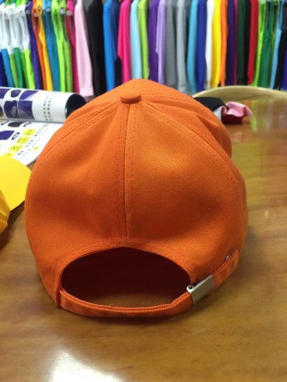 Anpassningsbar Keps Eget Logotryck Brodyr – 14 Färger Polyester/Bomull Justerbar Unisex Fri Design Gratis Tryck Profilkläder