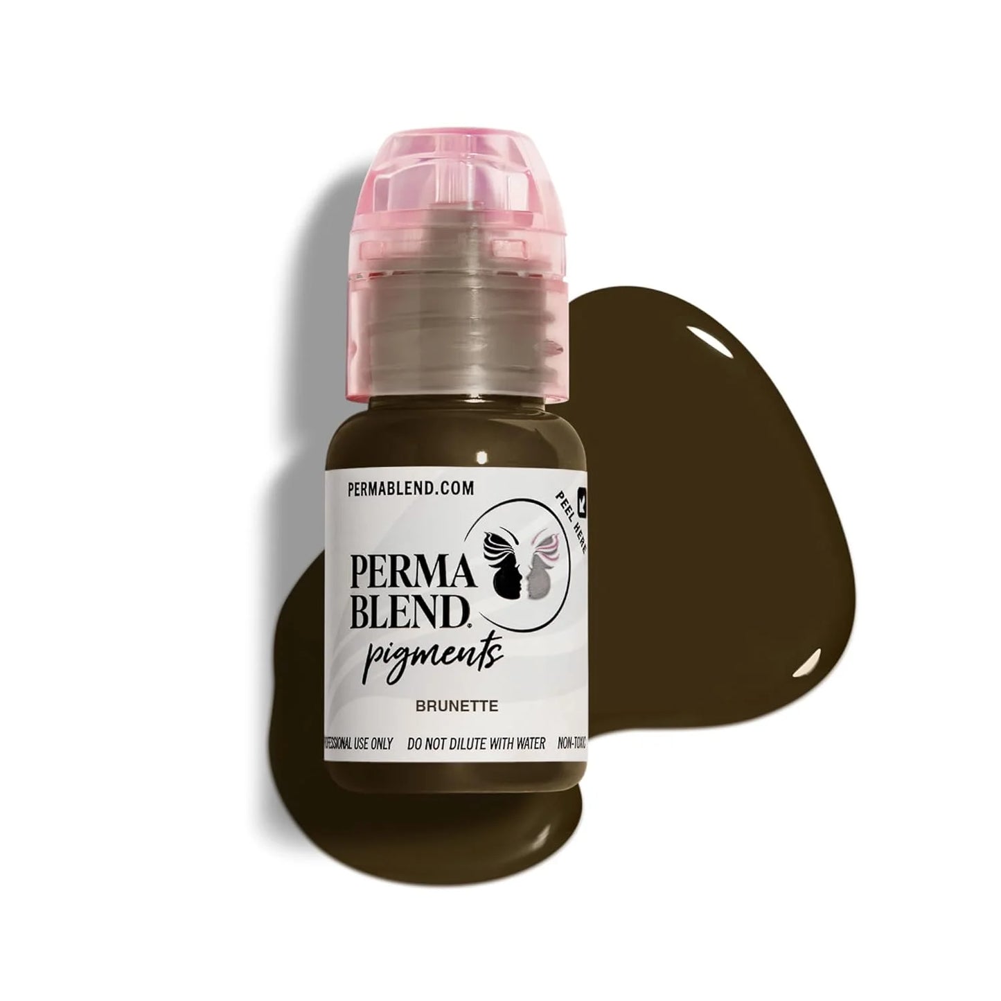15ML 0.5oz Permanent Makeup Pigment - Long-lasting Professional Tattoo Ink for Microblading Eyebrow & Lip Tattoo Supplies