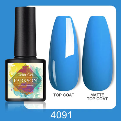 Parkson No Wipe Top Base Coat Nail Gel polish Design Enhancer Varnish Semi Permanent Soak Off UV LED Nail Art Tool