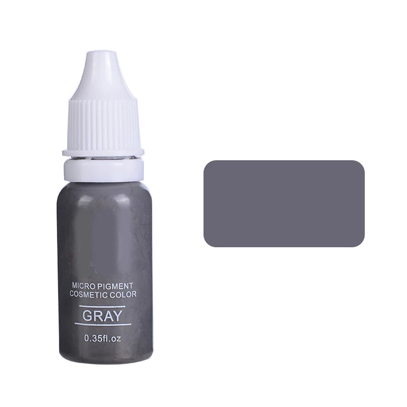 15ml Permanent Makeup Color Natural Eyebrow Dye Plant Tattoo Ink Microblading Pigments For Tattoos Eyebrow Lips Eyelash Set