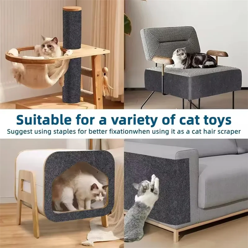 Kattklösmatta & Sofaskydd – Självhäftande, Trimbar, 7 Färger & Flera Storlekar