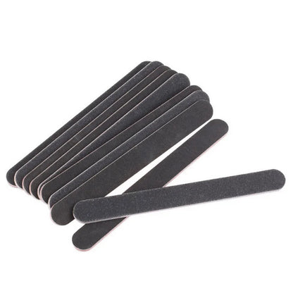 10Pcs Nail Files Sanding 100/180 Round Grit Buffer Block Pedicure  Manicure Buffing Polish Beauty Tools Professional Nail Files