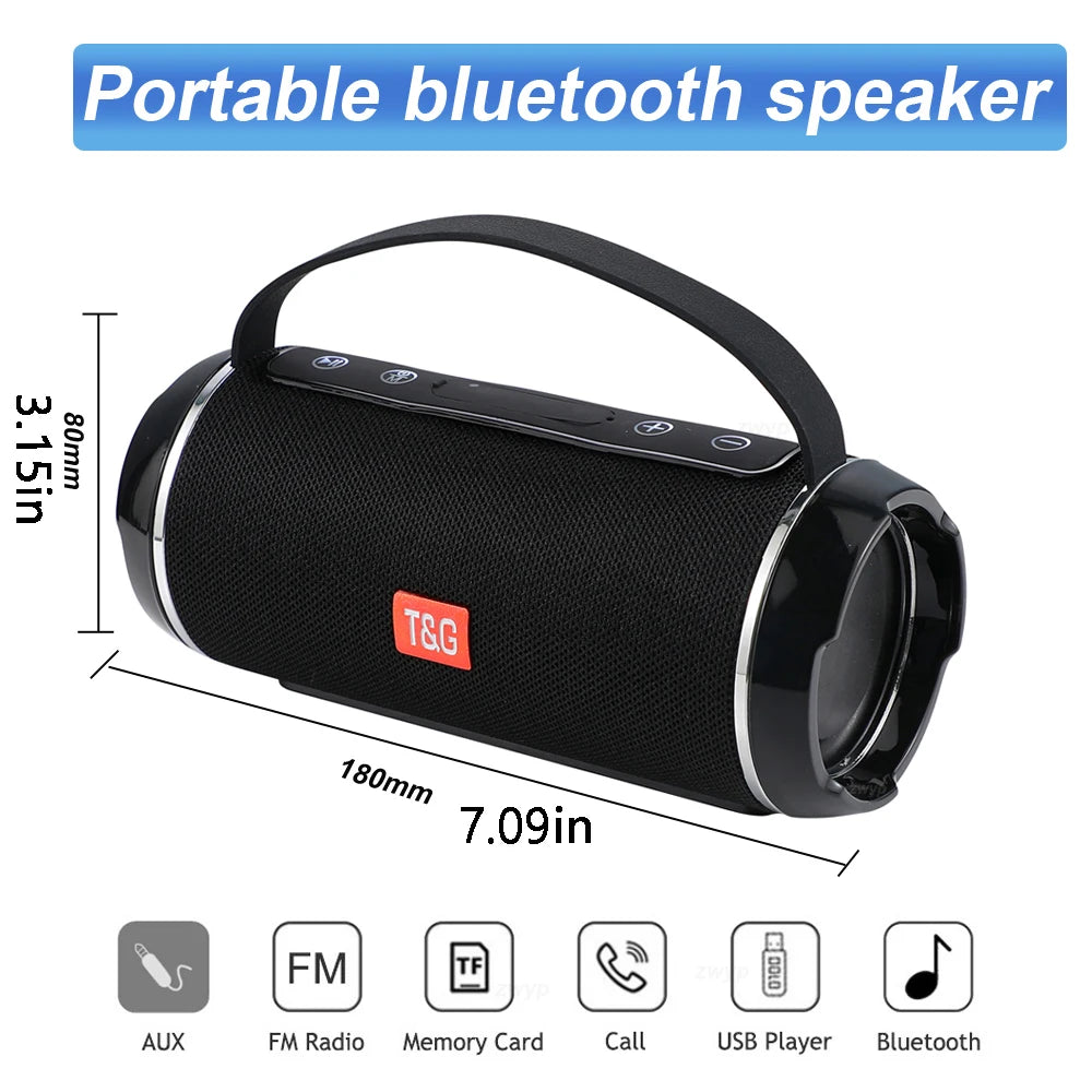 Subwoofer Bluetooth Speaker Portable Wireless Radio FM Computer PC TV 10W Powerful Woofer Bass Sound Box Music Big Caixa De Som