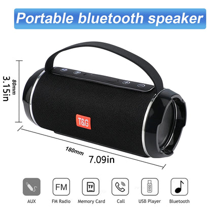 Subwoofer Bluetooth Speaker Portable Wireless Radio FM Computer PC TV 10W Powerful Woofer Bass Sound Box Music Big Caixa De Som