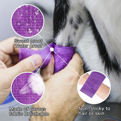 3.8CM/1.52in Tattoo Grip Tape Non-woven Tattoo Bandage Cover Wraps Waterproof Self Adhesive Finger Protection Tattoo Accessories