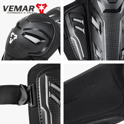 Motocross Knee Pads & Elbow Pads Set Adult Black Pink Leg And Elbow Protective Gear for Dirt Bike Motorcycle For Riding M-L