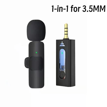 Trådlös myggmikrofon för streaming – välj 3,5 mm eller USB-C