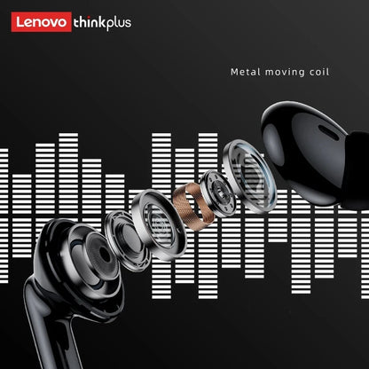 Lenovo GM2 PRO XT88 True Wireless Earbuds – Bluetooth 5.3 Dubbel Mikrofon Touch 4h Speltid Svettskyddad HiFi Bass CE/FCC Vit Svart