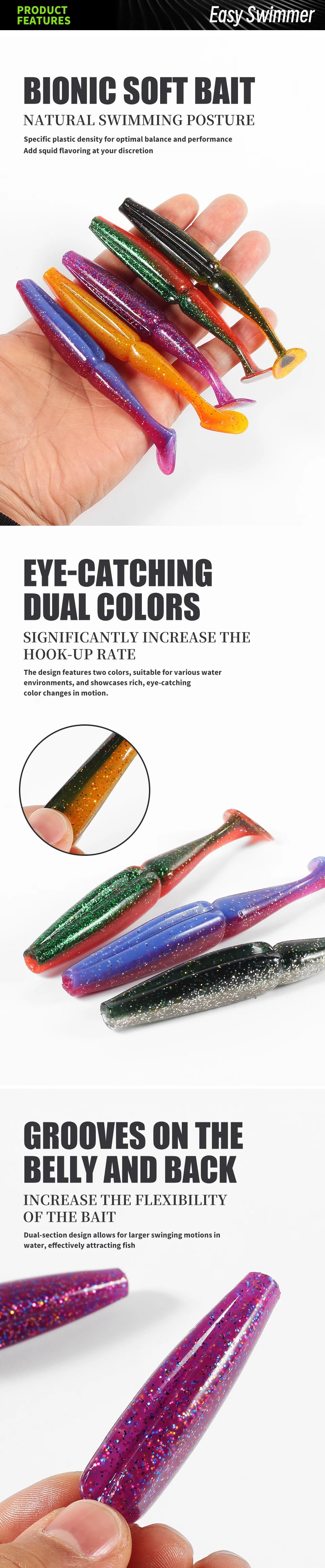 Supercontinent Hot Fishing Lure Soft Bait Professional Lure Crazy Quality Carp Artificial Wobblers