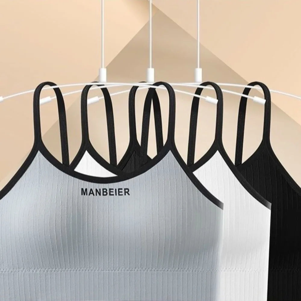 Solid Color Lingerie Wireless Bra Simple Elastic Brassiere for Women Underwear Seamless Bras Sport