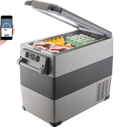 SIHAO Bärbar Kompressorkylbox 35L-55L för Bil och Camping