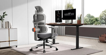 NEWTRAL NT002 Ergonomic Chair with Desktop,Adaptive Lower Back ,Footrest 4 Recline Angle Adjustable Backrest Armrest Headrest