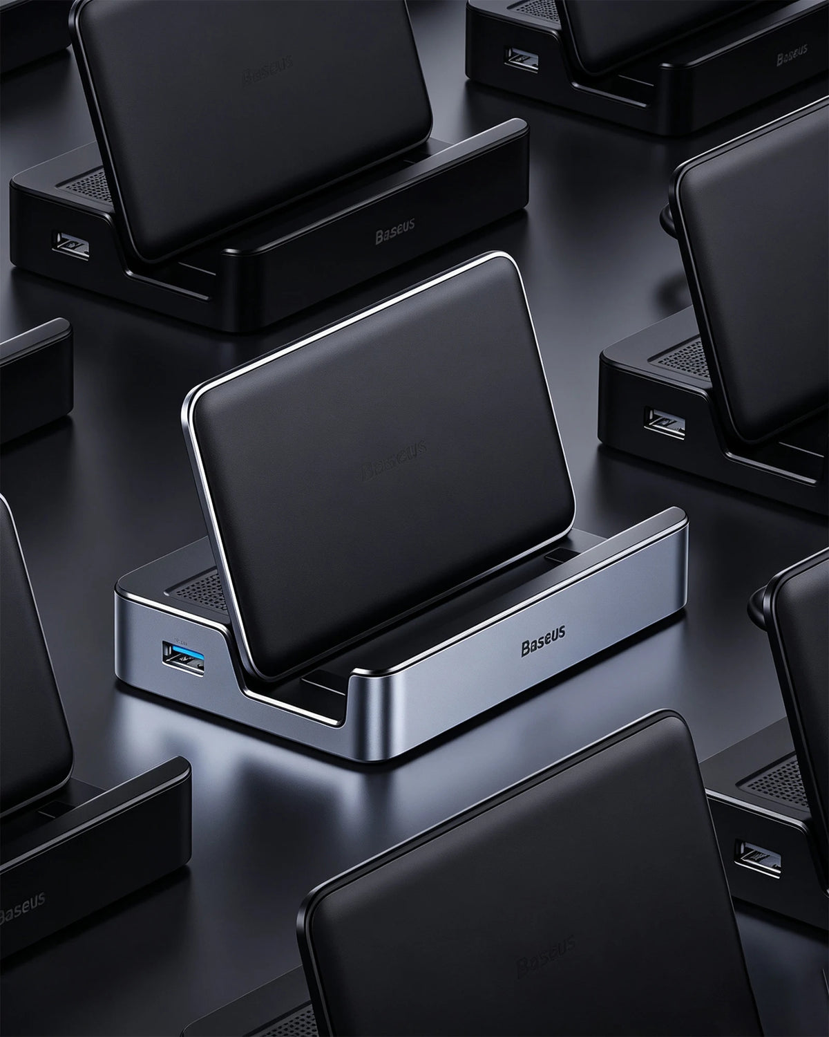 Baseus GamerX 6-port USB-C-docka – HDMI 4K 60 Hz och RJ45