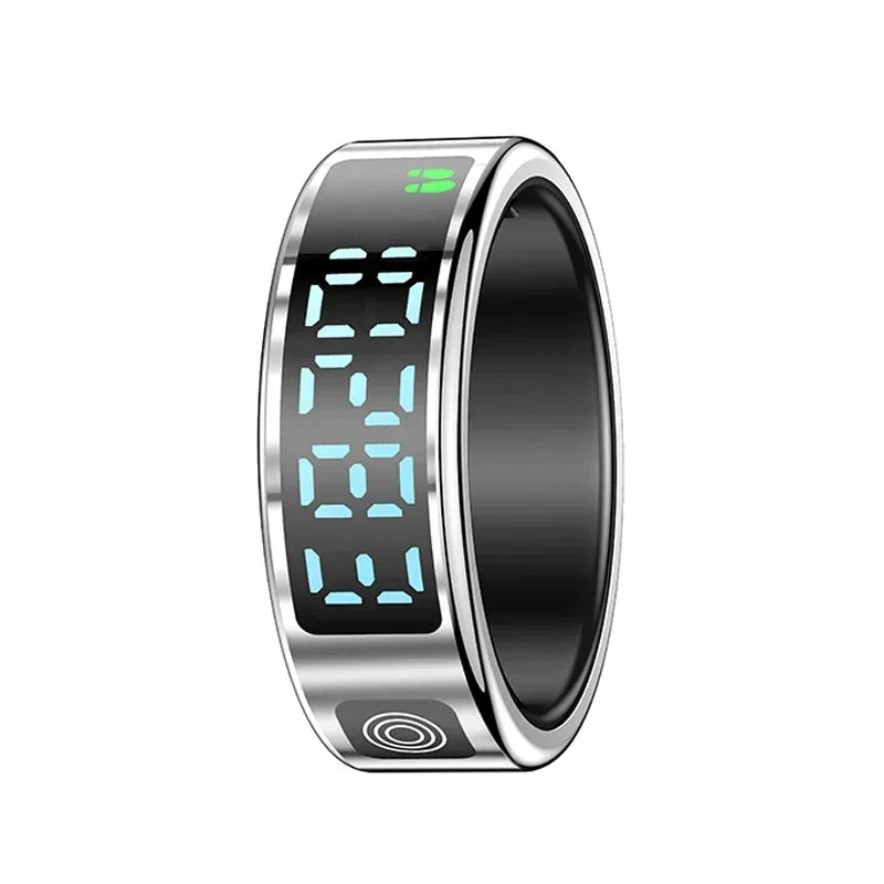 Smart Ring For Men Women Heart Rate Blood Oxygen Monitor Multi 5ATM & IP68 Waterproof Sports Ring Sleep Fitness For Android IOS