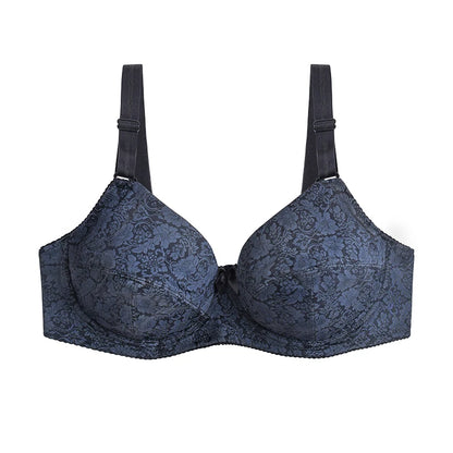 2024 New 36/80 38/85 40/90 42/95 44/100 46/105 48/110 DEF Cup Bras Ultrathin Kinit Underwear For Women Plus Size Lingerie