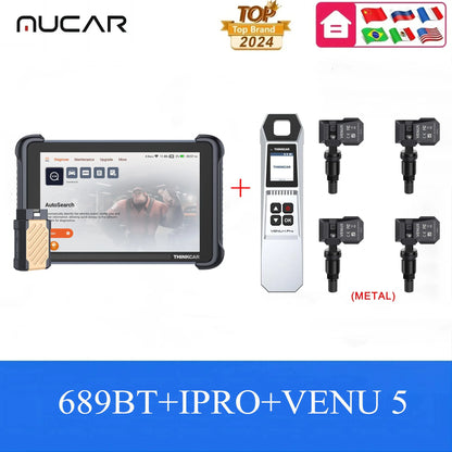 THINKCAR THINKSCAN 689BT diagnostikverktyg och tillbehör