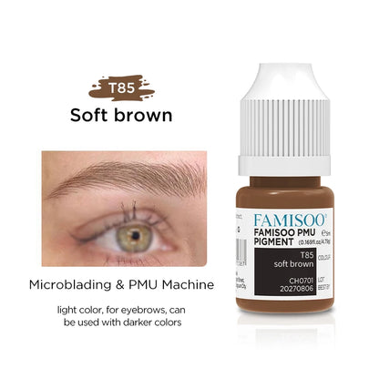 FAMISOO 5ML Permanent Makeup Pigment Tattoo Lips Tattoo Inks Eyebrows Eyeliners Pigments Microblading Pigment Tattoo Pigments