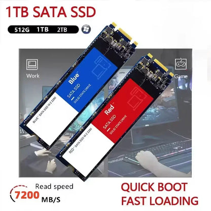 original Hard Drive SSD 2.5 inch 500GB SATA 1tb 2tb Internal Solid State 520MB/s SATA3 for Laptop Hard Disk Desktop m2 Ssd