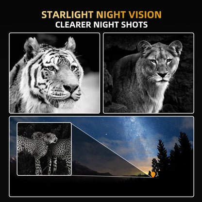 4K Night Vision Goggles 36MP Night Vision Binoculars with Rangefinder 3.2" HD Screen 4500mAh Rechargeable Battery for Adults