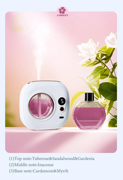 Rechargeable automatic aroma diffuser, essential oil diffuser, aroma essential oil, hotel bathroom aroma machine gift