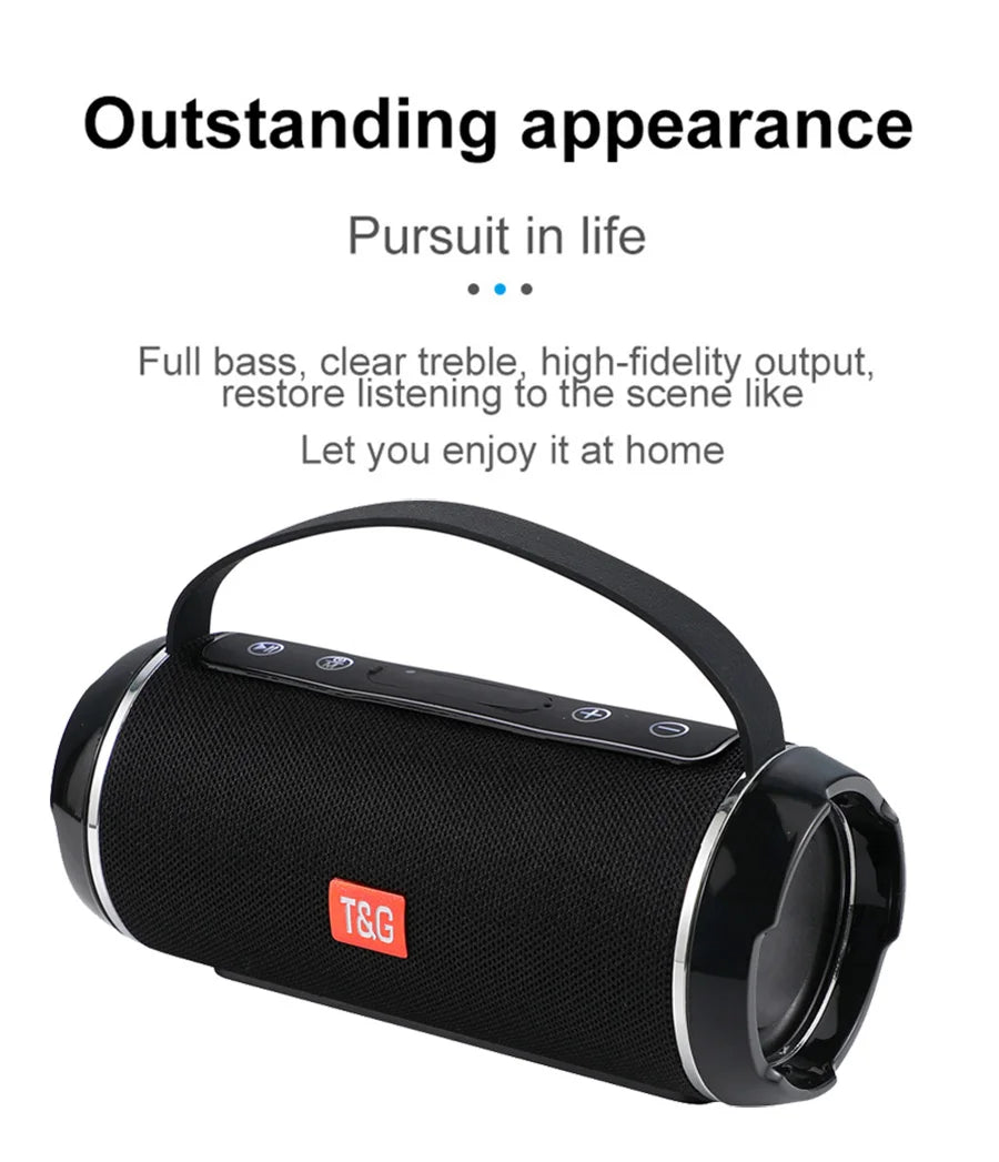 Subwoofer Bluetooth Speaker Portable Wireless Radio FM Computer PC TV 10W Powerful Woofer Bass Sound Box Music Big Caixa De Som