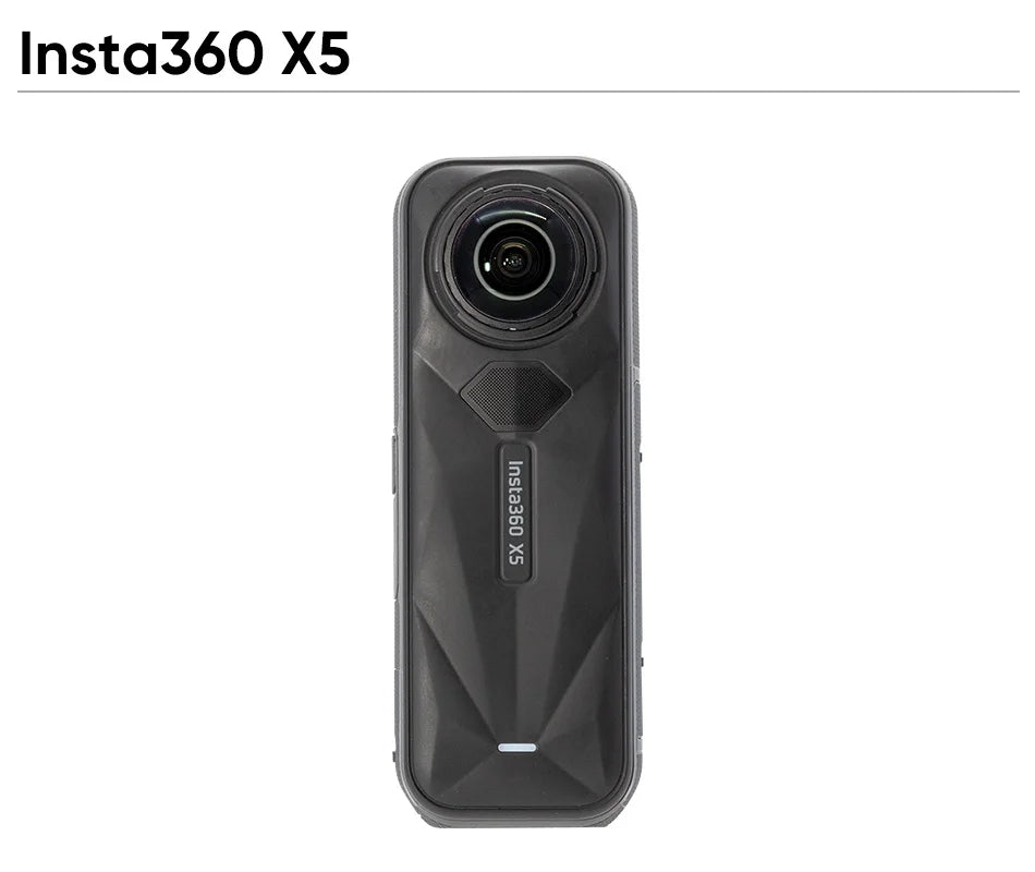 Insta360 X5 Waterproof Action Camera 8K 360° HDR Video Enhanced Low Light Replaceable Lenses 3H Battery Life Triple AI Chip