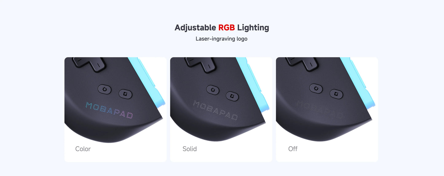 MOBAPAD M12 HD / M12 S Joypad for Nintendo Switch 2 with TMR Joystick HD Vibration Mechanical Buttons Remap Macro Gamepad
