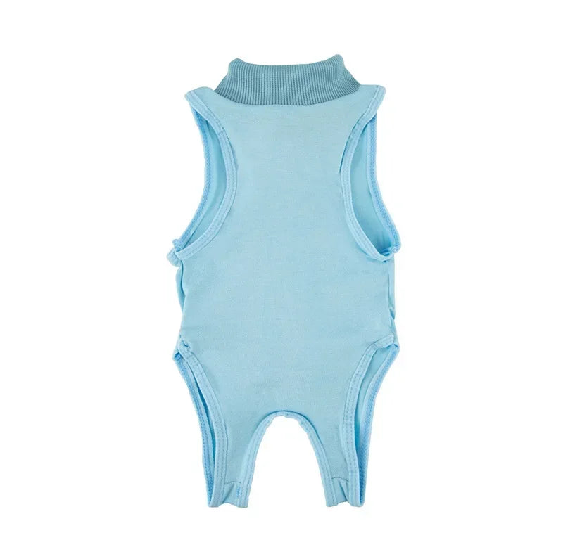 Soft Cat Recovery Vest Anti Licking Kitten Surgery Suit Pet Sterilization Jumpsuit Comfortable Weaning Clothes for Daily Care