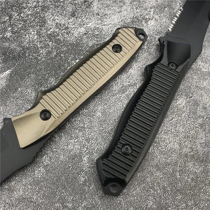 140BK EDC Fixed Blade Knife with Sheath Outdoor Adventure Gear High Hardness Daily Carry Knives Fishing Hiking Tool