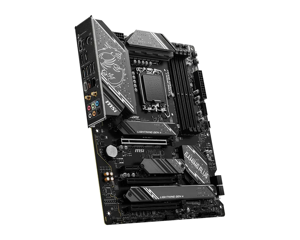 MSI Z790 GAMING PLUS WIFI Z790 LGA 1700 Motherboard CPU Support I9-14900K I7-14700K I5-13600K/KF I5-13400F DDR5 256GB M.2 ATX PC