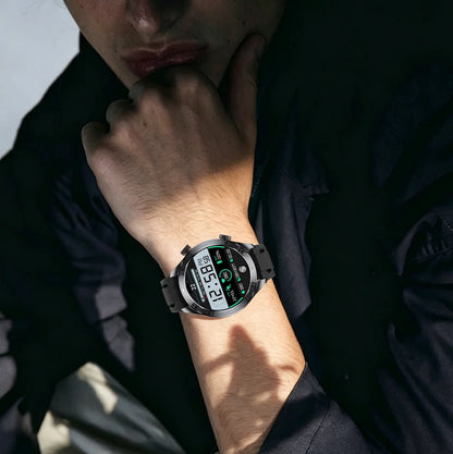 2026New Men's Outdoor Sports Smartwatch GPSTrack 1000mAh Battery Heart Rate Monitor 100+Sport Mode IP67 Waterproof Smart Watches