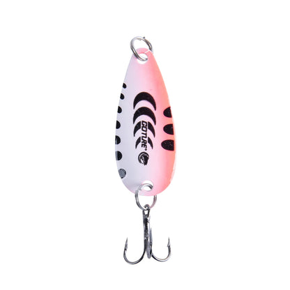 Goture 1PCS/LOT 2g/3.15g Colored S-shaped Glitter Metal Jig Spoon Spinner Fishing Lure Wobbler Bait Set Fishing Tackle