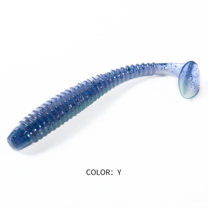 Supercontinent Impact Ring Shad Fishing Lure Soft 63mm 80mm 97mm Plastics Baits Swimbait Jigging Lure Artificial Baits