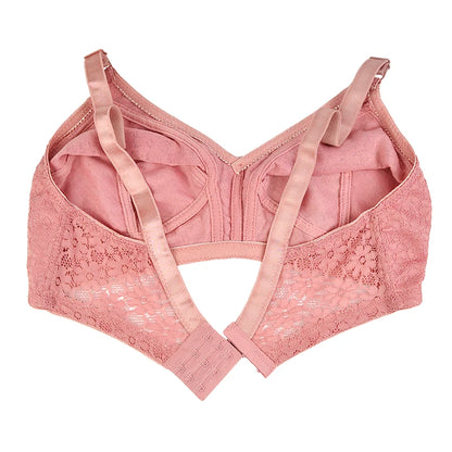 Sexy Lace Lingerie Summer Wireless Bras For Women Comfortable Underwear Breathable Lingerie Plus Size 50DE Cup