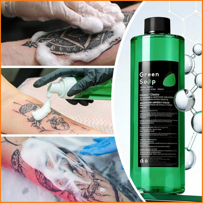 30ml 250ml 500ml Tattoo Green Soap/ Tattoos  Cleaning Supplies