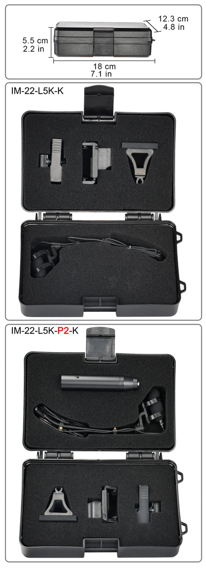 FREEBOSS 3 Pin Mini Violin Microphone with Clip Portable Hypercardioid Condencer Music Instrument Teaching Wired Mic IM-22-L5