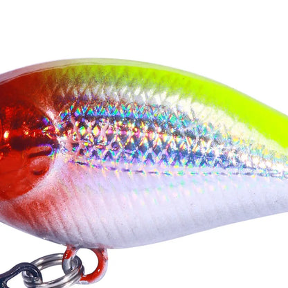 Topwater Crankbait Lures 5Pcs 4.4g 5cm Artificial Wobbler Bait For Bass Pike Rockfish Freshwater Fishing Tackle