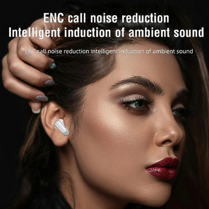 BOSECXT V11 True Wireless In-Ear Earbuds – Bluetooth 5.4 ANC ENC HiFi Stereo Touch-kontroll Mikrofon Laddningsfodral Svart