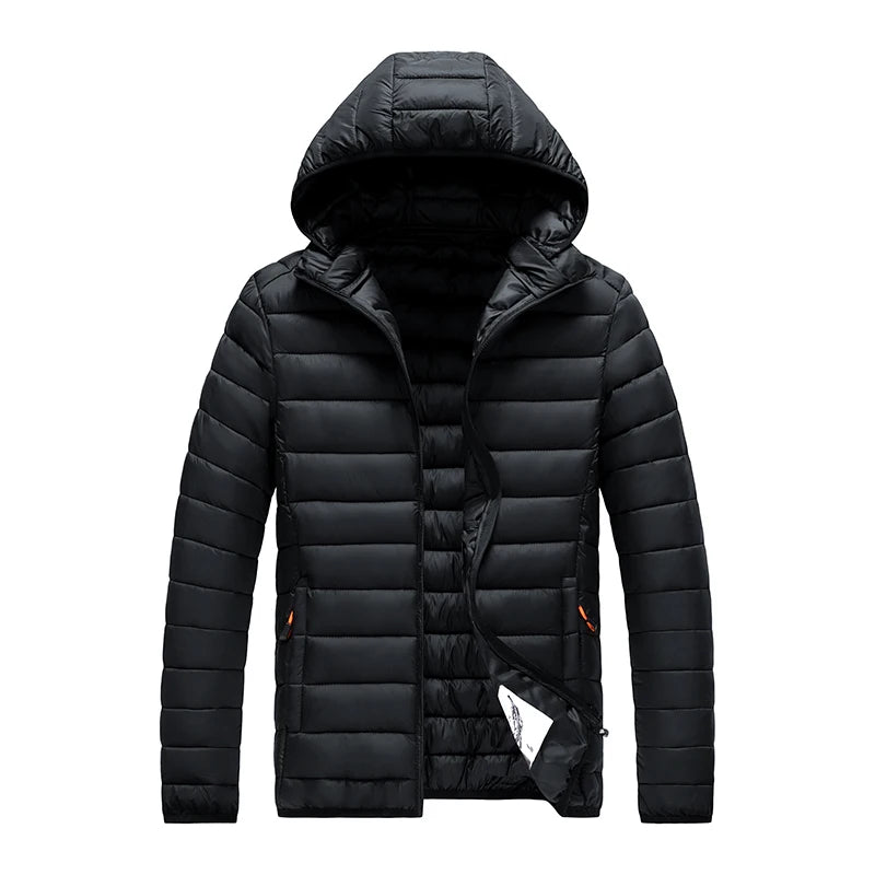 Vinterparkas Herr – Vattentät, varm, löstagbar huva, S–8XL, 11 färger