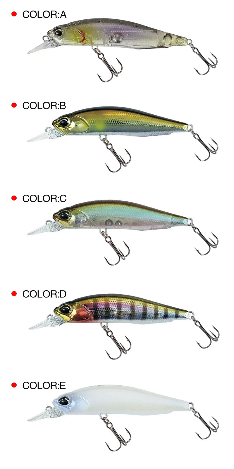 Minnow Fishing Lure Wobbler Rozante 77SP Long Cast Hover Swaying Lure Jerkbait Artificial Bait Culter 77mm/63mm Alburnus Bait