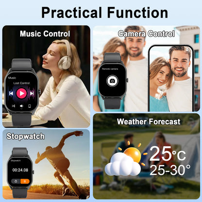 GAWSUG New Ultra thin Wireless Call SmartWatch Women Watches Men Sports Fitness Tracker Heart Rate Smartwatches For Android IOS