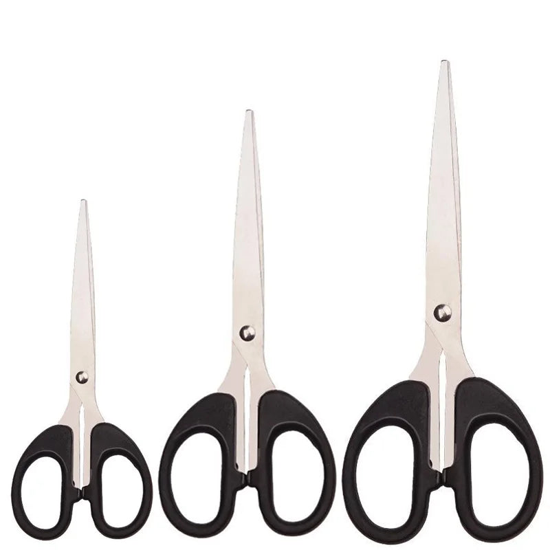 2/3Pcs New Office Scissors Student DIY Handcraft Paper Cutting Knife Home Art Stainless Steel Children's Scissors Office Supply