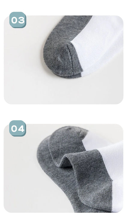 5 Pairs/Lot 2023 New Summer Children Socks Cotton Kids Fashion Black White Gray For 1-12 Years Teen Student Baby Girl Boy Socks
