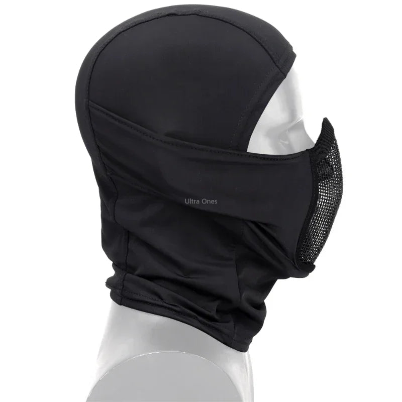 Taktisk Helmask med Stålnätsmask för Airsoft och Paintball