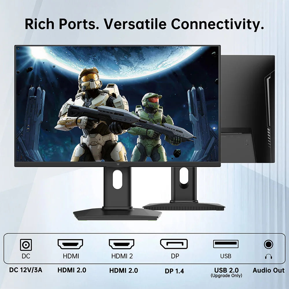 Ktc H24F7-2 23.8" Fhd Fast Ips Gaming Monitor, 240Hz, 1Ms Mprt, Hdr400, 99% Srgb, Freesync & G-Sync Compatible, Height Adjustable Pivot Stand, HDMI 2.0, Dp 1.4, 100mm X 100mm Vesa, Low Blue Light
