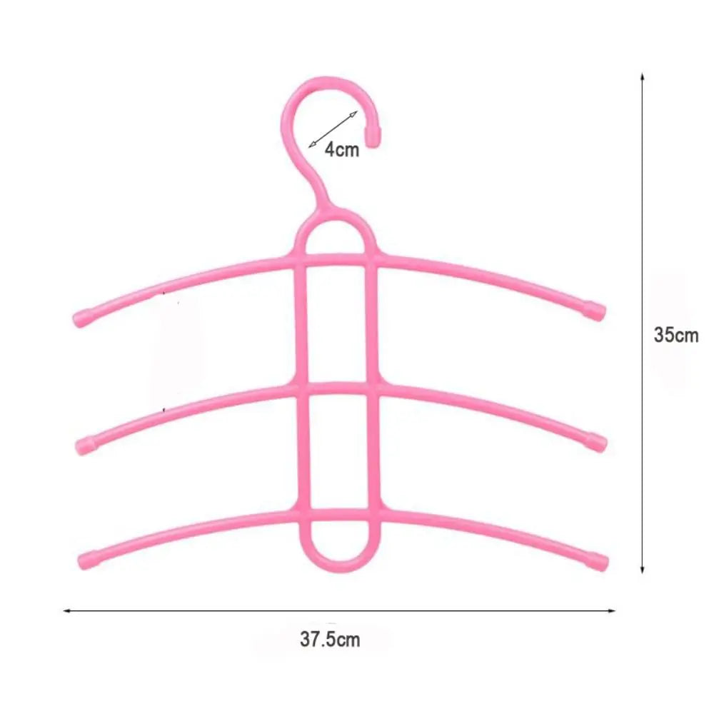 New Multifunctional Hanger Hook Fishbone Clothes Hanger Clothes Rack Wardrobe Organizer Space 3 Layer Saver