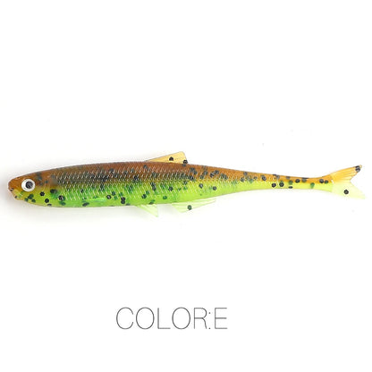 NEW Supercontinent leanness ShadTeez 60mm/80mm Perch Bass Artificia Pike Zander Predator Fishing 3d eyes Soft lure Fishing lures
